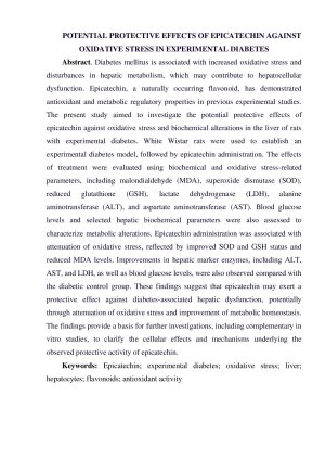 EKSPERIMENTAL DIABETDA EPIXATINNING OKSIDATIV STRESS VA JIGARNING METABOLIK DISFUNKSIYASIGA QARSHI POTENTSIAL HIMOYA TA.pdf